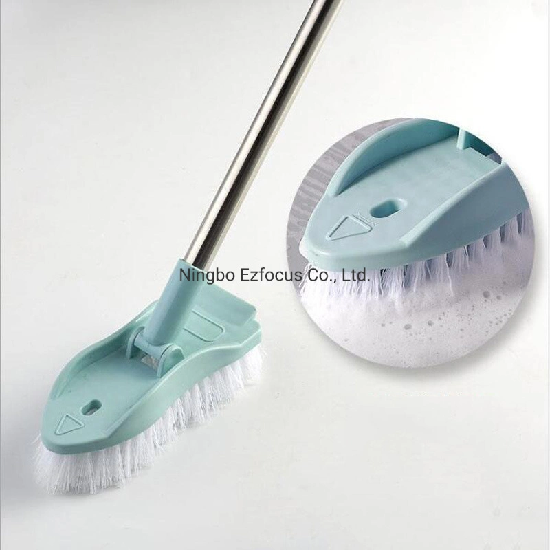 Retractable Bathroom Cleaning Tile Brush Wall Corner Brush Clean Floor Brush, Detachable Brush Heads Long Handled Brush Long Handle Scrub Brush Bl15613