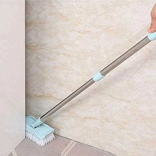 Long Handle Scrub Brush, Retractable Bathroom Cleaning Tile Brush Wall Corner Brush Clean Floor Brush, Detachable Brush Heads Long Handled Brush Esg15613