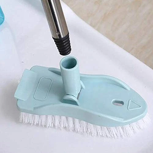 Long Handle Scrub Brush, Retractable Bathroom Cleaning Tile Brush Wall Corner Brush Clean Floor Brush, Detachable Brush Heads Long Handled Brush Esg15613