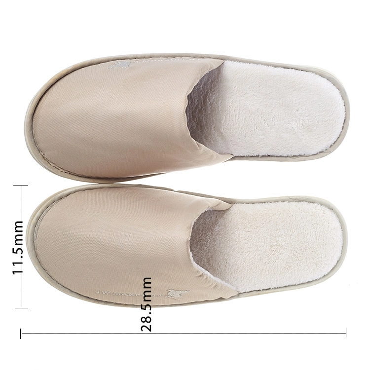 Professional Factory Wholesale Custom Logo Personalized Reusable Disposable SPA Guest Slippers for Hotel