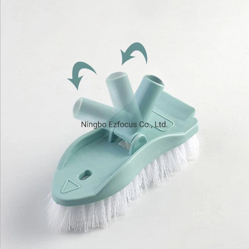 Retractable Bathroom Cleaning Tile Brush Wall Corner Brush Clean Floor Brush, Detachable Brush Heads Long Handled Brush Long Handle Scrub Brush Bl15613