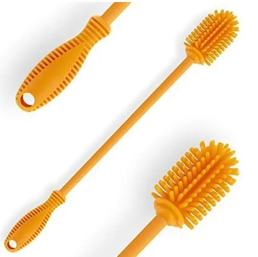 Silicone Bottle Cleaning Brush with Long Handle for Baby Bottle