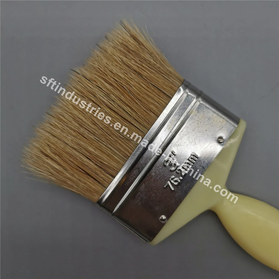 FRP Brushes with Wooden Plastic Handle for Fiberglass Laminating