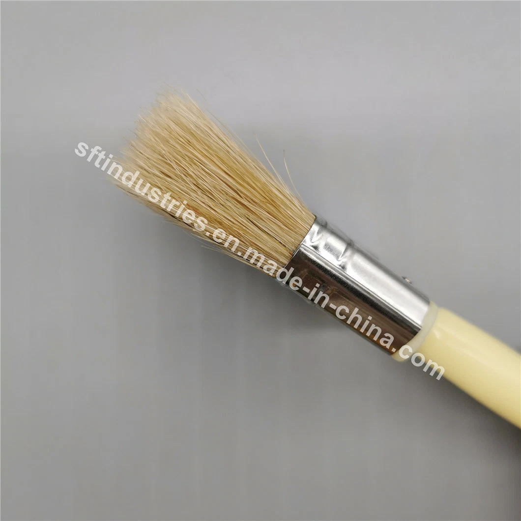 FRP Brushes with Wooden Plastic Handle for Fiberglass Laminating