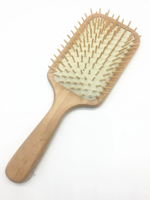 Wooden Pin Square Cushion Pad for Big Paddle Brush