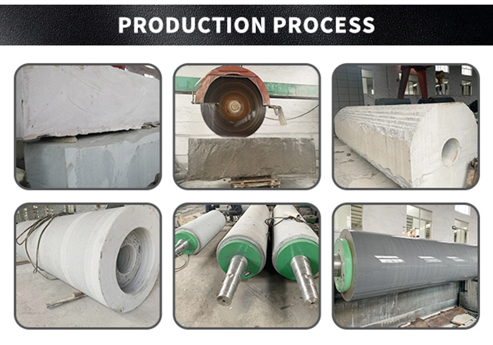 China Manufacturer Natural Rock Roller Stone Roller Wulong Rock Roller Stone Roller for Paper Making Machine