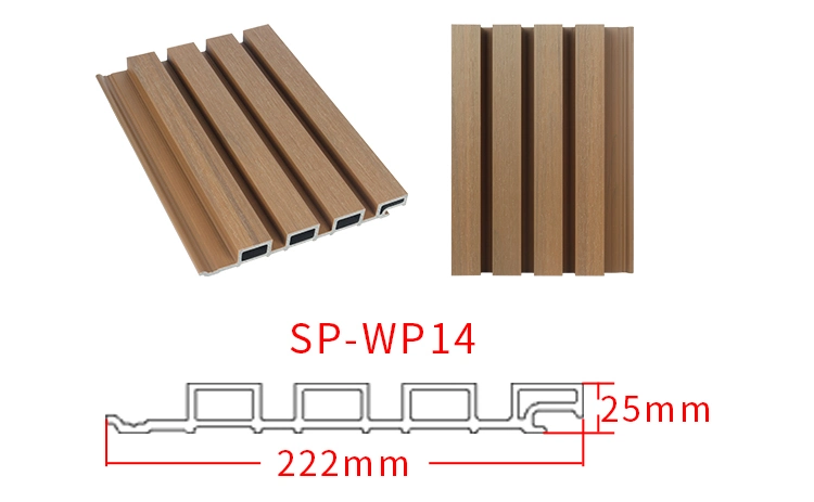 Fireproof Outdoor WPC Wall Cladding Home Decoration Materials Wood Plastic Composite Siding