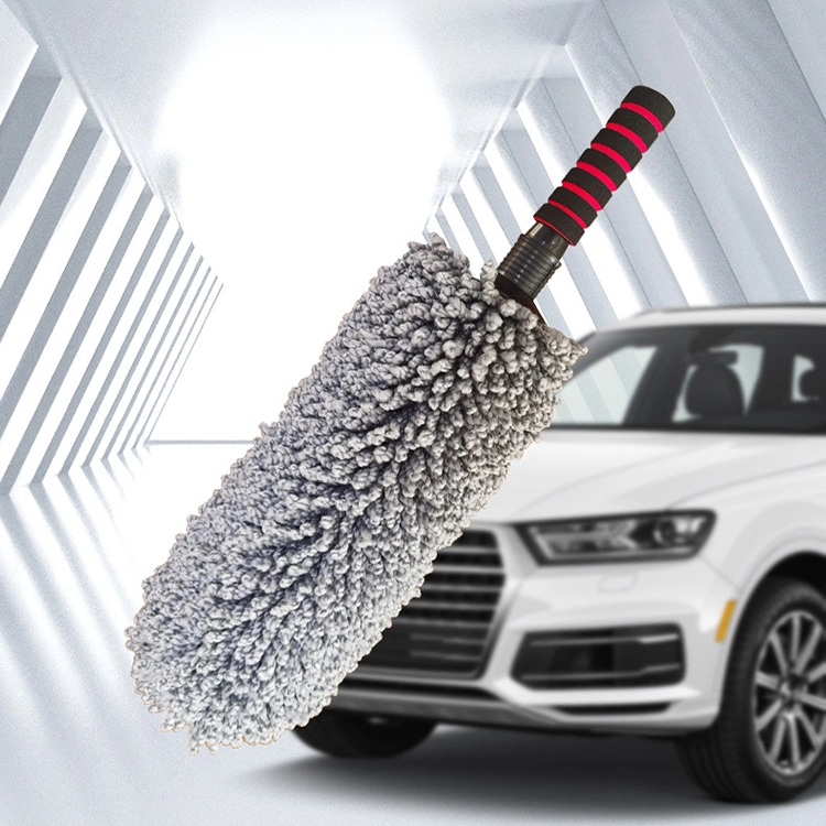 Long Telescopic Pole Washer Soft Car Mop Window Kit Car Interior Brush Cleaning