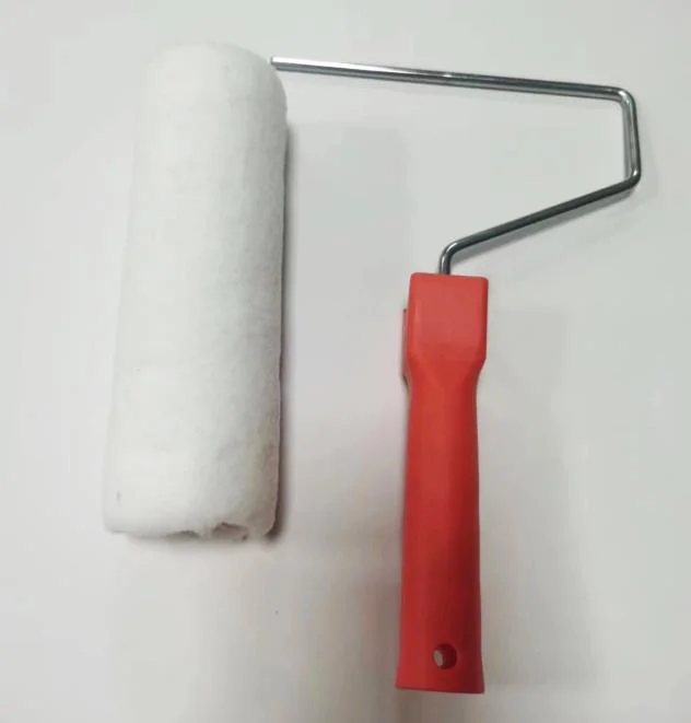 Wholesale 9&quot; Lint Free High Density White Color Knitted Polyester Epoxy Paint Roller Cover and Paint Roller