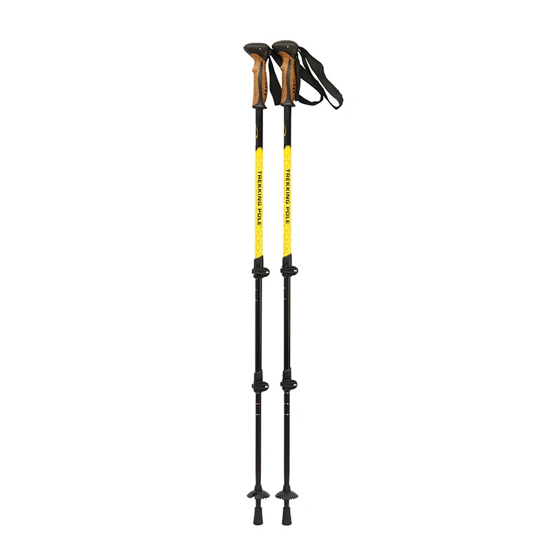 High Quality Light Aluminum Hiking Pole Nordic Walking Sticks Adjustable Trekking Poles