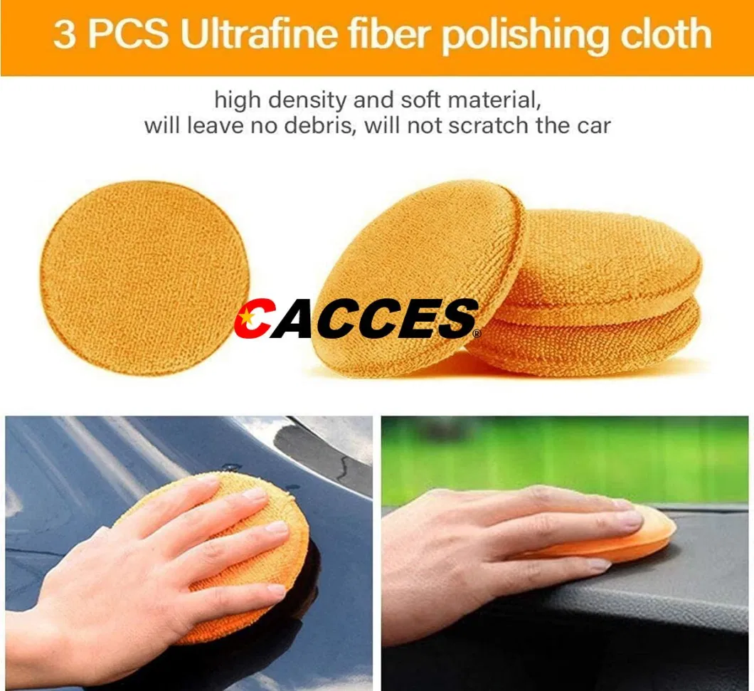 Car Cleaning Kit,Washing Kit for Cleaning Wheel,Interior,Exterior,Leather,Air Vent,Car Cleaning Products Microfiber Cleaning Cloth Ideal for Boat,Yacht,Car Care