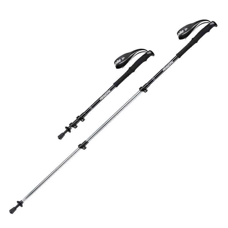 Customized Telescopic Aluminum Trekking Poles, Collapsible Nordic Walking Stick Poles for Outdoor Hiking, Backpacking