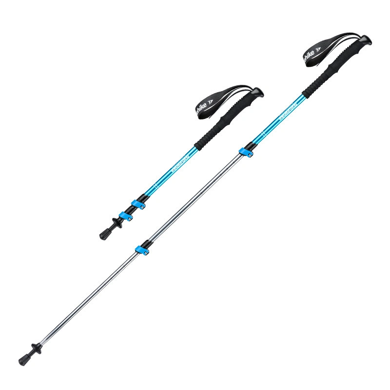 Customized Telescopic Aluminum Trekking Poles, Collapsible Nordic Walking Stick Poles for Outdoor Hiking, Backpacking