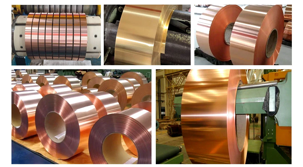 C1100 C10100 C10300 C12200 Tp1 T2 0.4mm Thickness 99.99% Pure Copper Tape/Thin Copper Strip