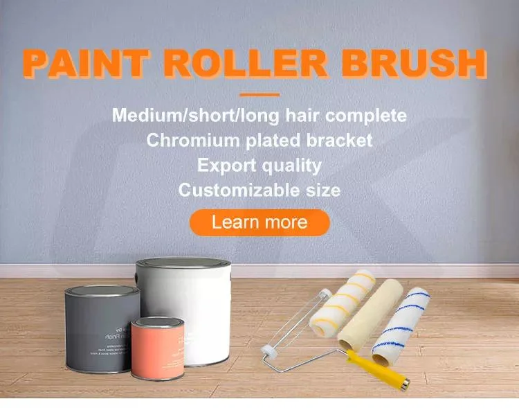 Hot Selling Roller Paint 180mm Wall Paint Roller Brush Painting Handle Tool Kit Paint Roller and Tray