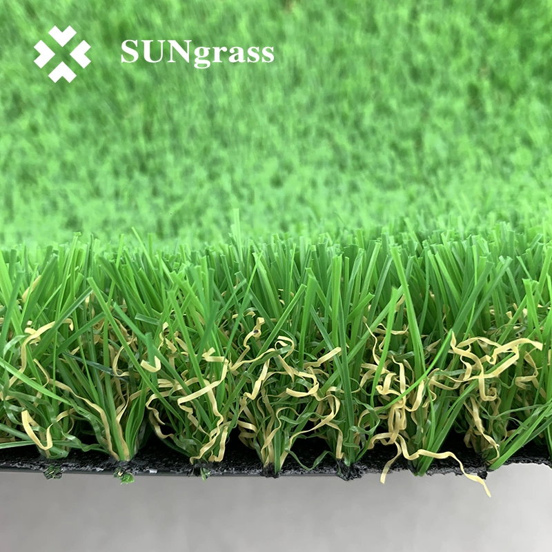 C-Shape 30mm 29 Stitches Artificial Turf Carpet Synthetic Grass Recreation Turf for Home Decoration