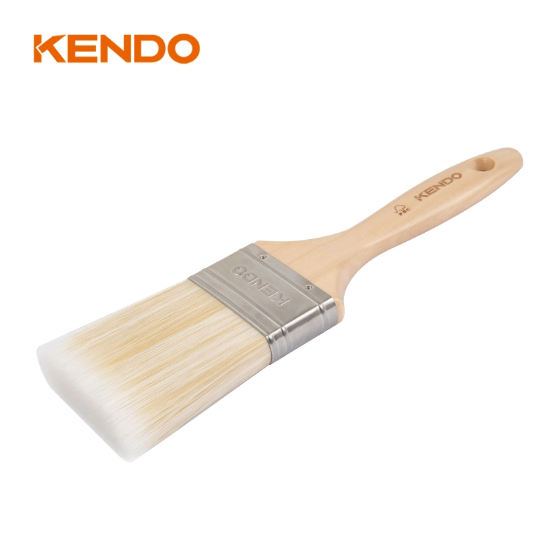 Kendo Wooden Handle Paint Brush Perfect for Completing an Indoor Painting Project on Walls or Ceilings