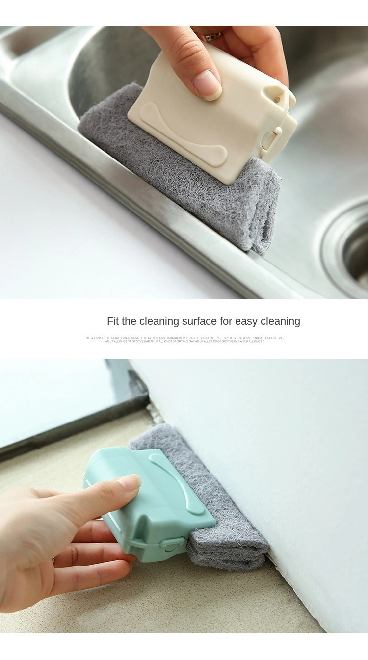 Hot Products Portable Window Slot Brush Screen Dust Keyboard Drawer Wardrobe Corner Gap Cleaning Brush with Dustpan