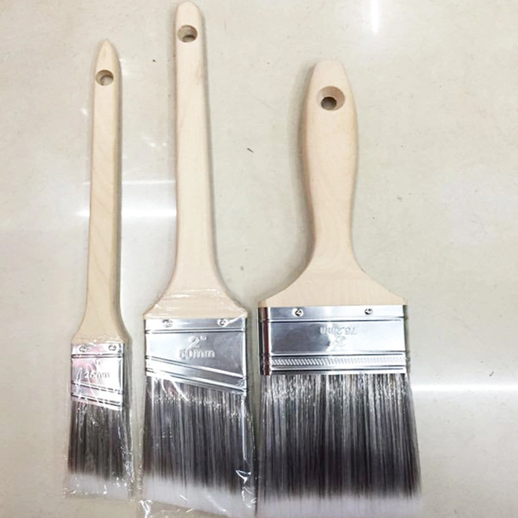 Bristle Hair White Plastic Handle Ceiling Brushes and Paint Brush