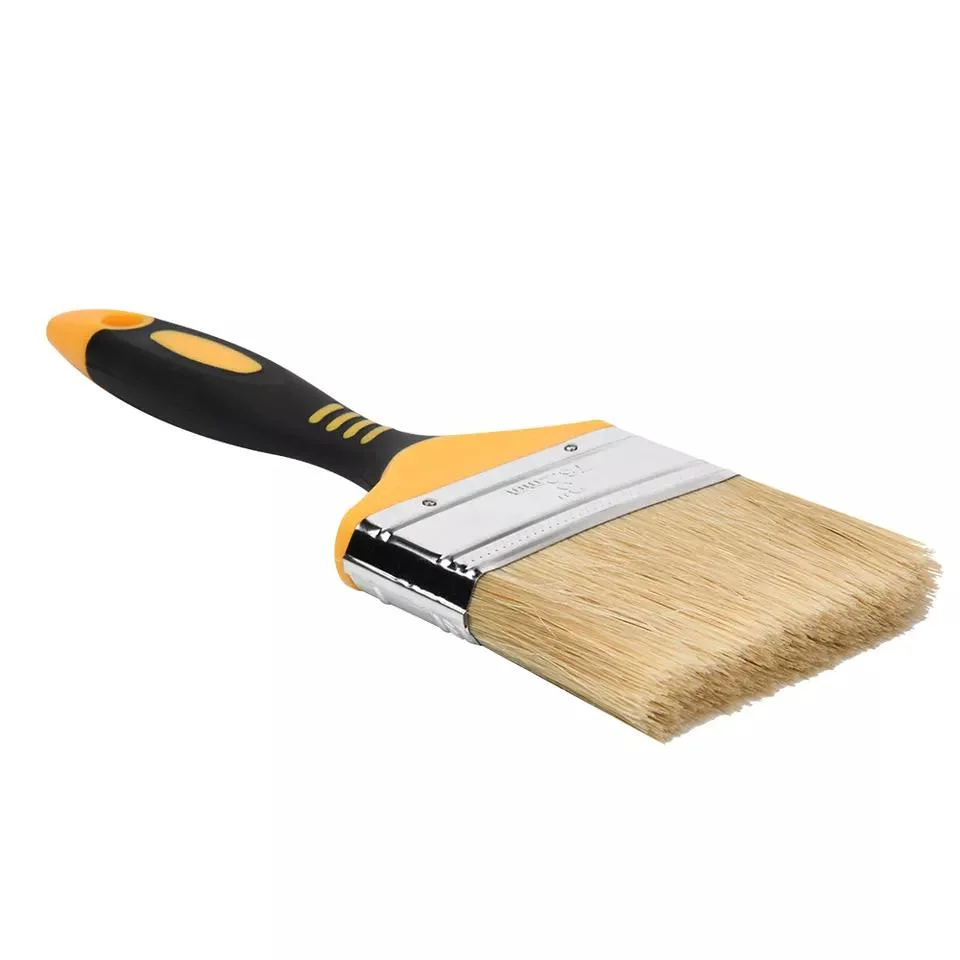 Wholesale Interior House Premium Chinese Professional Home Wall Painting Paint Brushes with Rubber Handle