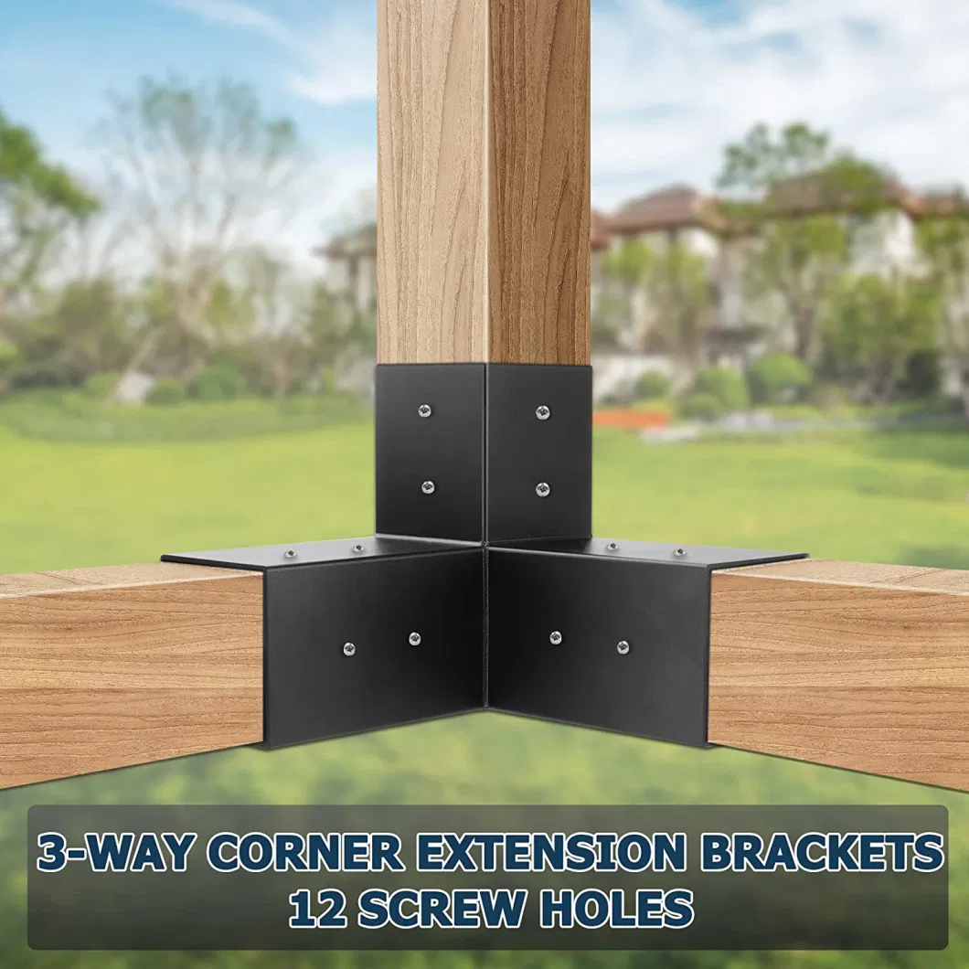 Hot Sale 3-Way 90 Corner Carbon Steel 4X4/6X6/8X8 Way Connector Formwork Bracket