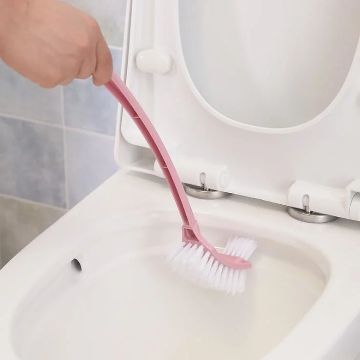 Long Handle No Dead Corner Cleaning Brush Bent Handle Toilet Brush