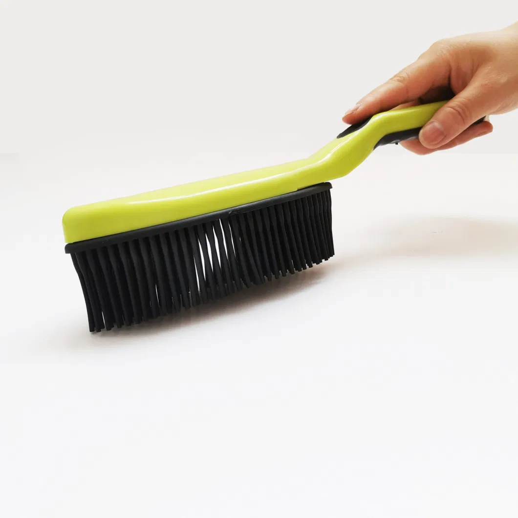 Pet Hair Remover Brush Reusable Rubber Brush for Remove Dog Cat Hair From Furniture, Car Interiors