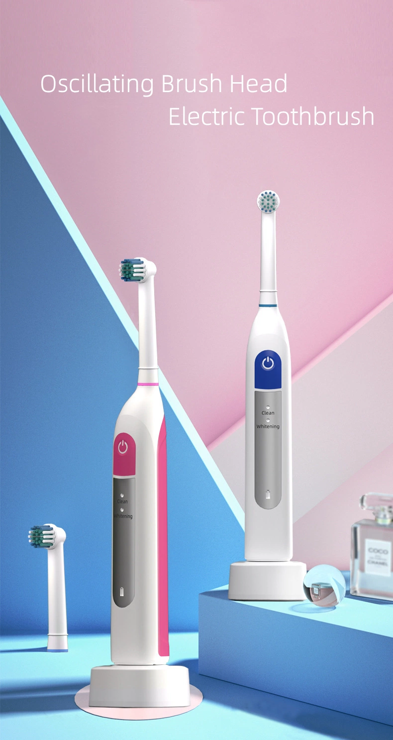 Teeth Clean Care Round Brush Head Oscillating Electric Tooth Brush