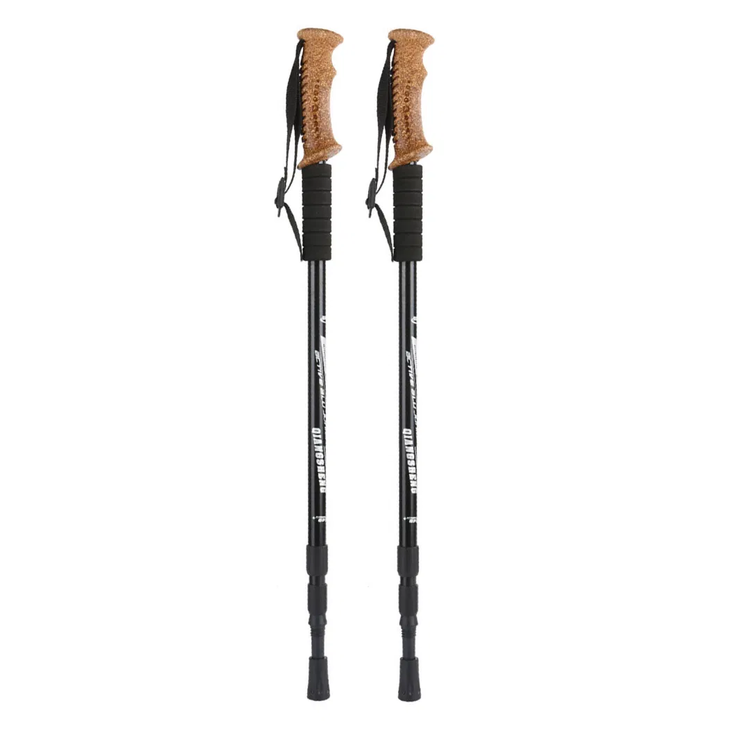 Younghunter Cane Adjustable Hiking Climbing Stick Light Weight Aluminum Cork Trekking Poles