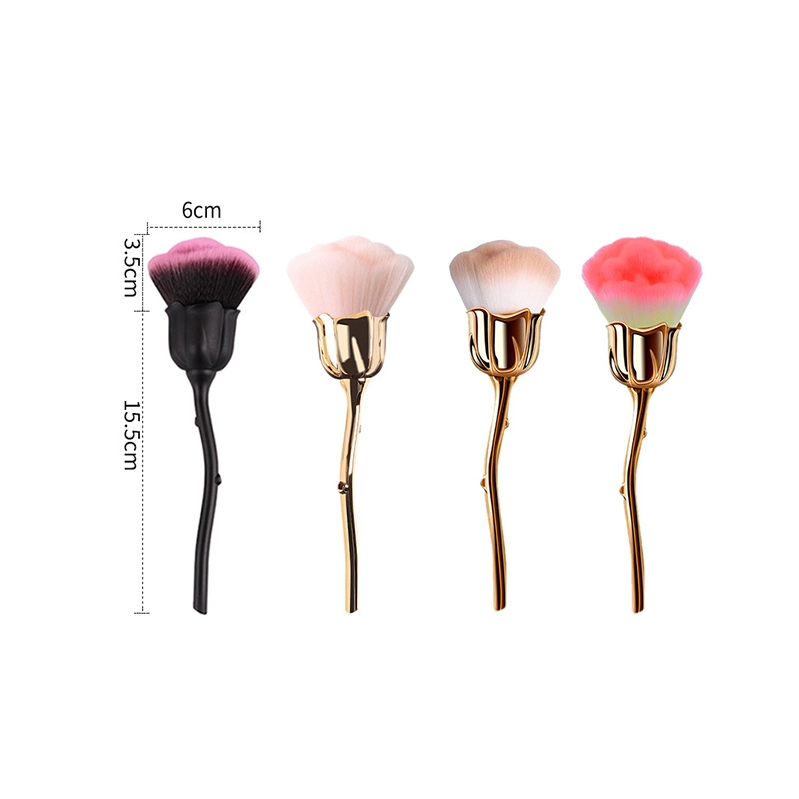 Brush Set Holder Short Handle Dry Cleaner Synthetic Hair Eye Black and Gold Sable Round Kit Sponge 18 PCS Cat Portable Makeup Brush