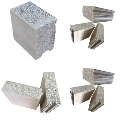 Pannello a sandwich robusto e a lunga durata con isolamento a parete esterna Structherm