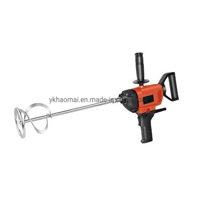 Mixer elettrico pesante per uso manuale 1050W DIY portatile economico Miscelatore Elextrix agitatore per cemento per vernici Malta per intonaco calcestruzzo