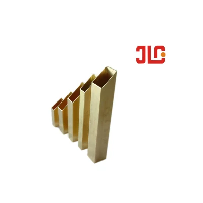 Tubo in ottone ASTM B135 quadrato per decorativo con spessore 0.5mm-12mm