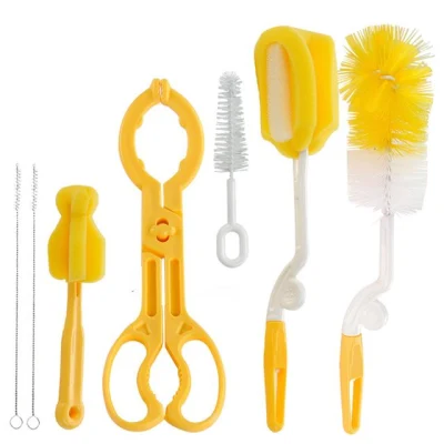 7PCS spazzolina per pulizia di bottiglie per neonati