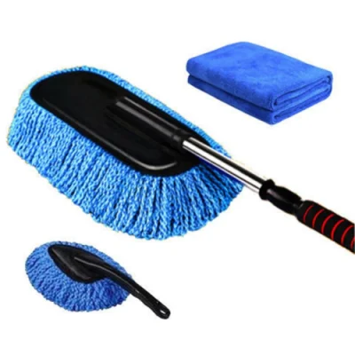 Set spazzole per auto Duster maniglia estensibile pulizia multiuso esterna interna La spazzola per auto rimuove senza sforzo il pelucchi di polvere Wyz20439