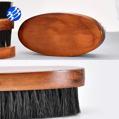 Materiale naturale ravvivare le scarpe Brush ovale crine