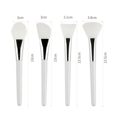 Strumenti di bellezza maschera viso in silicone spazzola spazzola per trucco spazzola per trucco Punta morbida Maschera di fango forma coltello bellezza estetica fai da te maschera pennello facciale