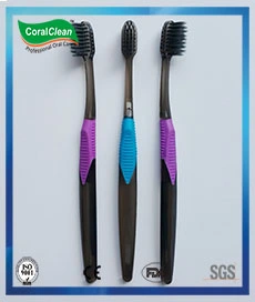 Charcoal Bristle Toothbrush, Adult Toothbrushes