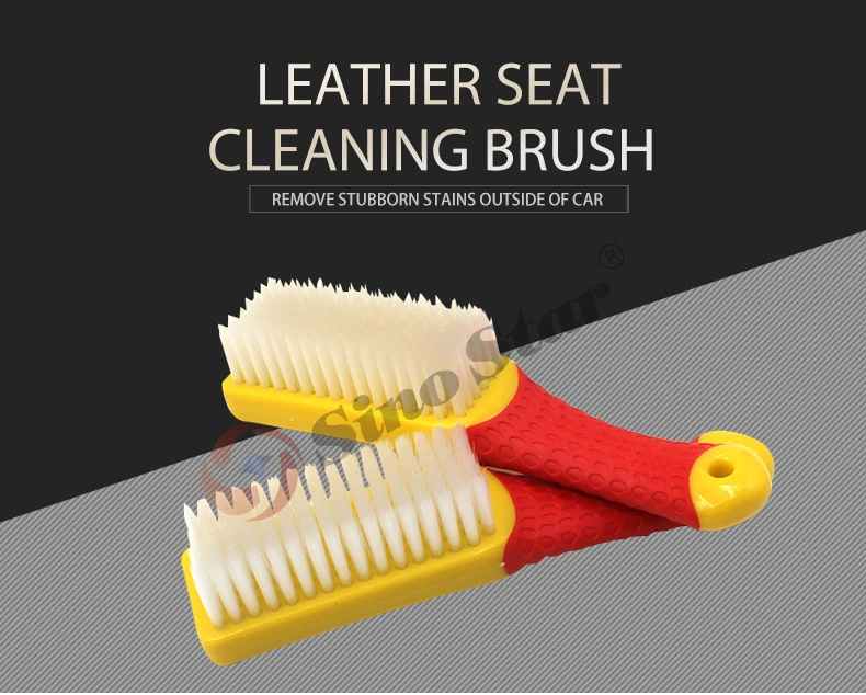 Rubber Handle Interior Upholstery Detailing Brush Soft Dense Hair for Interior Roof, Floor Matt