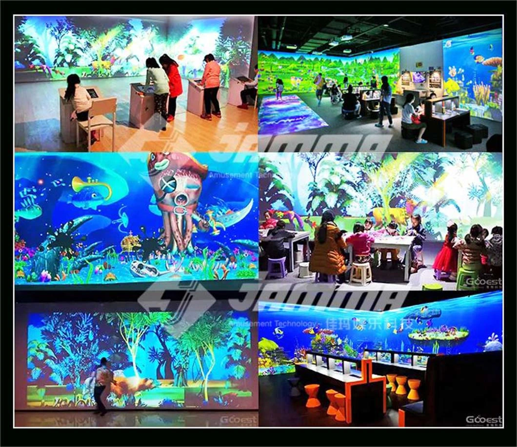 Ar Touch Screen Painting Children&prime;s Immersive Interactive Projection