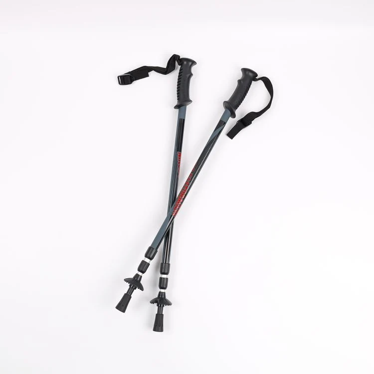 Slim Trekking Poles, Aeronautical Aluminium 7075, Customizable with Foam Grip Sticks Ski Winter Sports