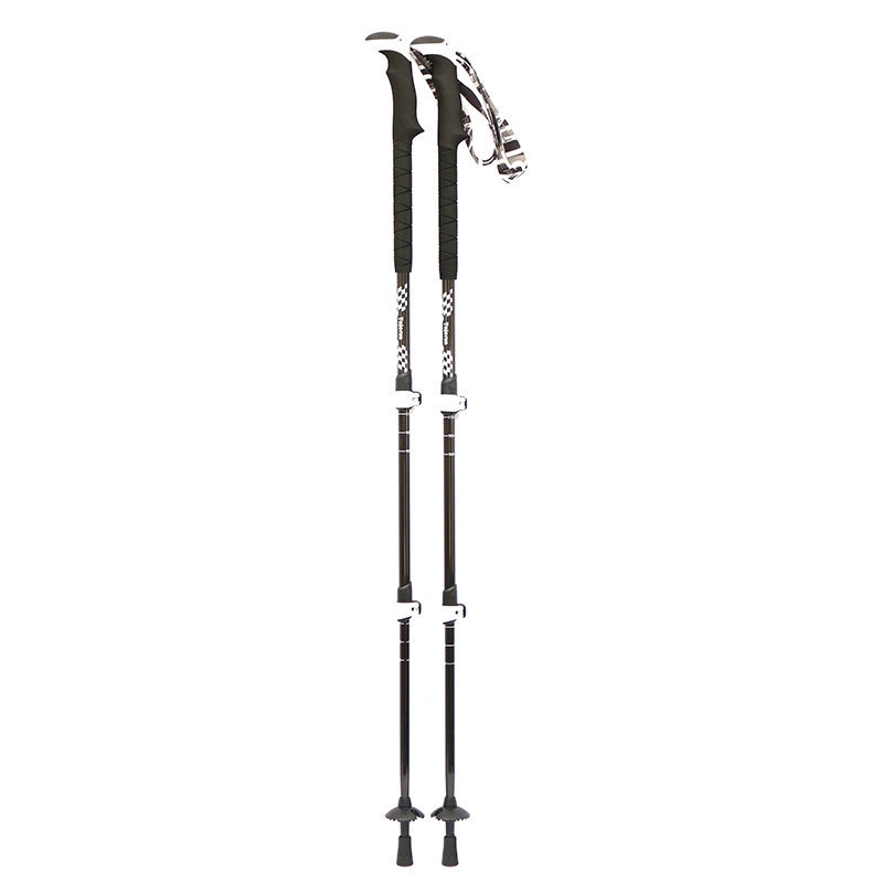 Custom 3-Section Telescopic Trekking Walking Hiking Sticks Trekking Poles Lightweight Carbon Fiber Trekking Poles