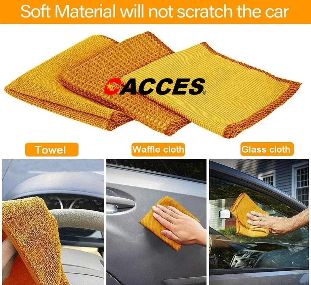 Car Cleaning Kit,Washing Kit for Cleaning Wheel,Interior,Exterior,Leather,Air Vent,Car Cleaning Products Microfiber Cleaning Cloth Ideal for Boat,Yacht,Car Care