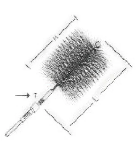 Square Chimney Sweep Wire Brushes