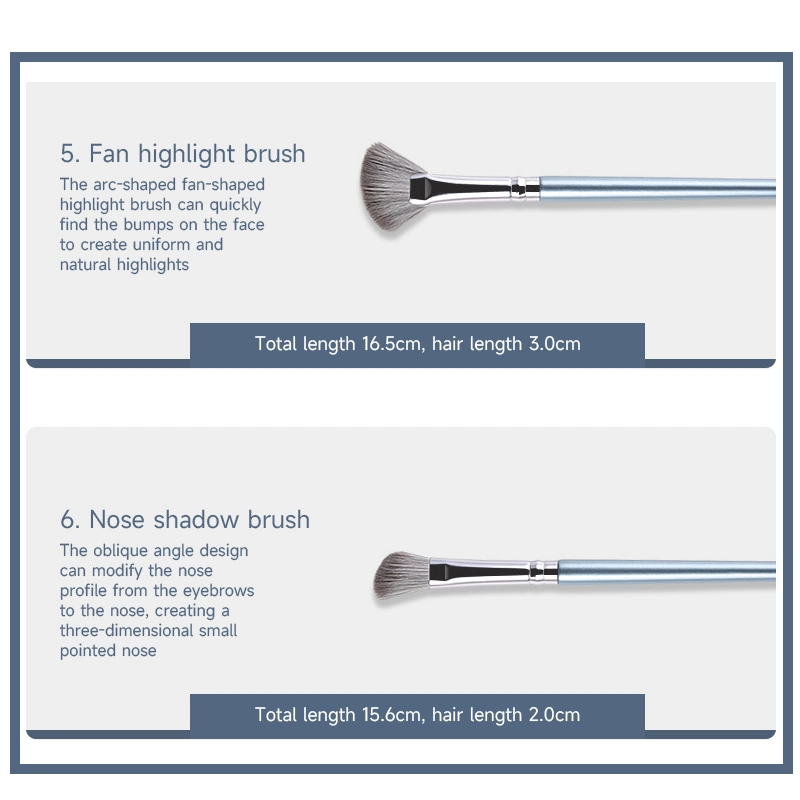 Factory Wholesale Price Customized Logo 14PCS Natural Makeup Brush Set Cosmetics Brushes