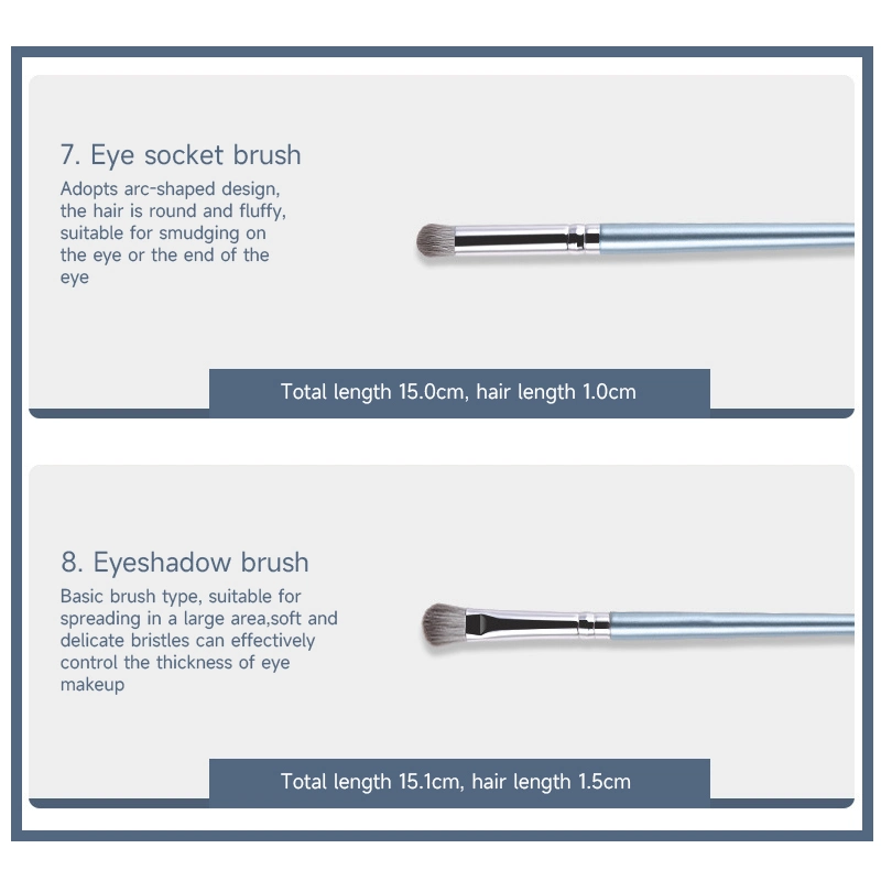 Factory Wholesale Price Customized Logo 14PCS Natural Makeup Brush Set Cosmetics Brushes